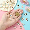 30Pcs 10 Styles Alloy Enamel Pendants ENAM-YW0004-11-5