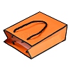 Rectangle Paper Bags with Twisted Rope Handles CARB-L011-01B-02-2