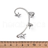 316 Surgical Stainless Steel Cuff Earrings EJEW-E300-26P-02-3