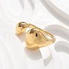 304 Stainless Steel Cuff Rings for Women RJEW-A063-01C-G-5