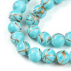 Baking Painted Glass Beads Strands DGLA-N010-10mm-03-3