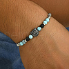 Synthetic Turquoise Beaded Bracelets VS2208-3
