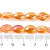 Electroplate Glass Beads Strands EGLA-B005-01A-FR01-4