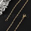 304 Stainless Steel Cable Chains Necklaces MAK-L015-36A-2