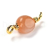Natural Sunstone Links Connectors G-K316-02K-G-RS-3
