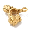 Ion Plating(IP) 304 Stainless Steel Pendants STAS-Q334-53G-2