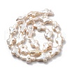 Natural Baroque Keshi Pearl Beads Strands PEAR-P064-13A-01A-3