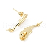 Brass Stud Earring Findings KK-M326-19G-2