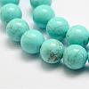 Natural Magnesite Beads Strands G-E384-01-12mm-1