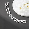Fashionable Hip Hop Alloy Cuban Link Chain Bracelets & Necklaces Sets FS-WGBA45B-01-3