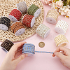   12 Rolls 12 Colors Faux Suede Cord LW-PH0002-33B-3