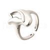 Brass Cuff Rings for Women RJEW-G347-16P-4