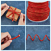 BENECREAT 10 Yards Round Polyester Golde Metallic Cord OCOR-BC0007-51A-4