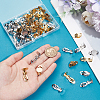 Unicraftale 60Pcs 2 Colors 304 Stainless Steel Clip-on Earring Findings FIND-UN0003-59-4