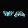 Electroplate Transparent Glass Beads EGLA-L027-E-B02-2
