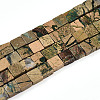Natural Verdite Stone Beads Strands G-N346-05A-02-2