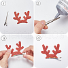 Christmas Theme Felt Fabrics Hair Accessories Findings FIND-WH20004-14B-6