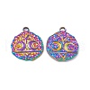 Ion Plating(IP) 304 Stainless Steel Pendants STAS-B031-28R-1