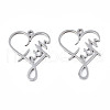 Non-Tarnish 201 Stainless Steel Pendants STAS-N098-045P-2