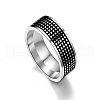 201 Stainless Steel Finger Rings for Men FS-WGEC394-03-5