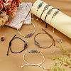   8Pcs 4 Colors 304 Stainless Steel Macrame Pouch Bracelet Making for Stone Holder AJEW-PH0011-84-5