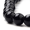 Natural Black Onyx Beads Strands X-G-S259-19-10mm-3