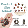 Natural Indian Agate European Beads G-NB0001-68-2