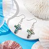 Natural Abalone Shell/Paua Shell Dangle Earring EJEW-JE05916-03-2