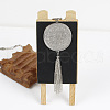 Alloy Disc Pendant Tassel Necklaces FS-WGC2B9A-02-5