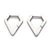 304 Stainless Steel Huggie Hoop Earrings STAS-H156-17B-P-1