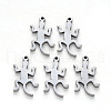 Tarnish Resistant 201 Stainless Steel Pendants X-STAS-N092-48-1
