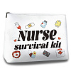 Nurse Printed PU Leather Makeup Bags AJEW-WH20027-002-1