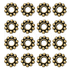 Tibetan Style Alloy Spacer Beads PALLOY-TA0001-08AB-1
