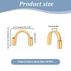 Unicraftale 120Pcs 2 Colors 304 Stainless Steel Wire Guardian and Protectors STAS-UN0057-93-4
