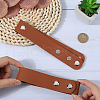 Imitation Leather Belt Bullwhip Holder AJEW-WH20003-10-3