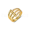 French Vintage Style S925 Sterling Silver Micro Pave Clear Cubic Zirconia Ring TL9311-4-3