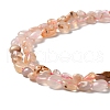 Natural Cherry Blossom Agate Beads Strands G-P497-01A-01-3