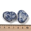 Mother's Day Gifts Heart Natural Blue Spot Jasper Palm Stones G-C186-02J-3