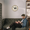 MDF Printed Wall Clock HJEW-WH0058-019-7