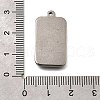 304 Stainless Steel Pendant Cabochon Settings STAS-H477-07P-3