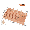 Wood Finger Ring Organizer Display Stands RDIS-WH0009-019-2