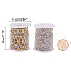 Brass Rhinestone Strass Chains CHC-BC0001-04-SS18-4