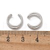 Brass Cuff Earrings EJEW-I249-16P-3
