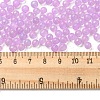 Luminous Glow in the Dark Transparent Glass Round Beads GLAA-F124-B01-5