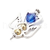 Alloy Glass Pendants PALLOY-JF03850-02-5
