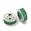 925 Sterling Silver Micro Pave Cubic Zirconia Beads STER-U002-16B-P-1