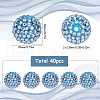 SUNNYCLUE 40Pcs Resin Rhinestone Beads RESI-SC0005-81C-2