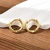 Brass Huggie Hoop Earrings X-KK-D063-04G-1