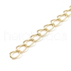 Brass Curb Chain Extender with Gemstone Heart Tiny Charm FIND-JF00102-5