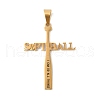 304 Stainless Steel Big Pendants STAS-U040-04G-1